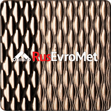 Декоративная нержавеющая сталь  Textured Bronze-copper millet